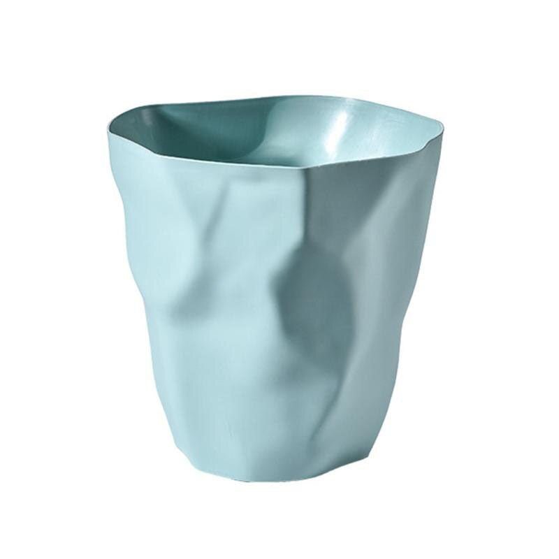 Minimalist Irregular Plastic Waste Bin for Modern Spaces