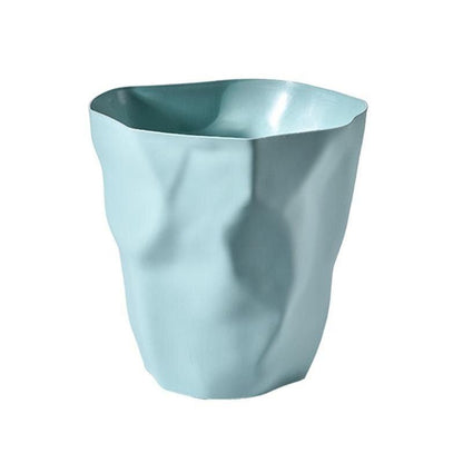 Minimalist Irregular Plastic Waste Bin for Modern Spaces
