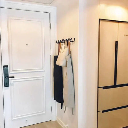 Minimalist Metal Wall Hook with Powder Coated Finish for Coats Bags and Accessories