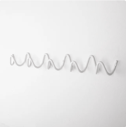 Minimalist Metal Wall Hook with Powder Coated Finish for Coats Bags and Accessories