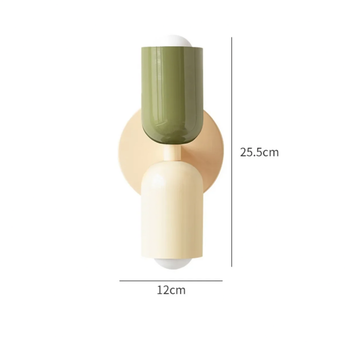 Minimalist Scandinavian Wall Lamp with LED Lighting