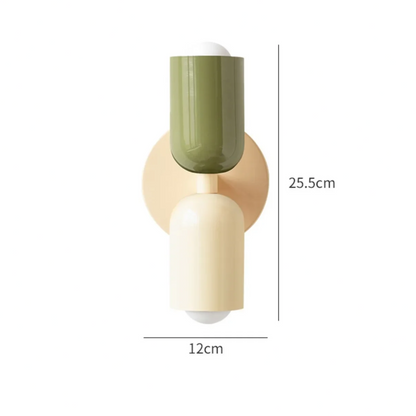 Minimalist Scandinavian Wall Lamp with LED Lighting