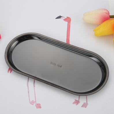 Minimalist Stainless Steel Display Tray for Stylish Organisation