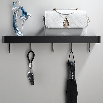 Modern Aluminium Wall Shelf with Perforated Base for Bathroom and Kitchen Storage
