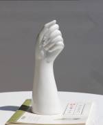 Modern Ceramic Vase with Artistic Hand-Inspired Design