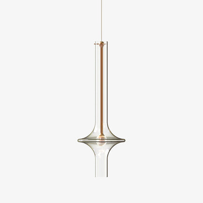 Modern Glass and Iron LED Pendant Lamp with Adjustable Colour Temperature