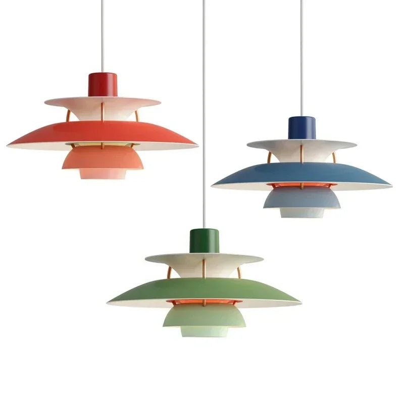 Modern Hanging Lamp with E27 LED Bulb Compatibility and Adjustable Dimming