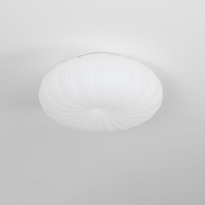 Modern LED Ceiling Lamp with Remote Dimming in Metal and Acrylic