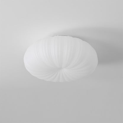 Modern LED Ceiling Lamp with Remote Dimming in Metal and Acrylic