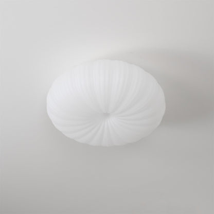 Modern LED Ceiling Lamp with Remote Dimming in Metal and Acrylic