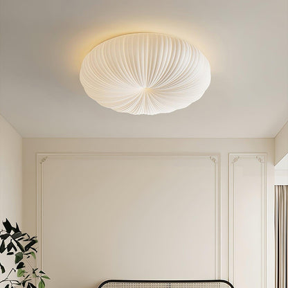 Modern LED Ceiling Lamp with Remote Dimming in Metal and Acrylic