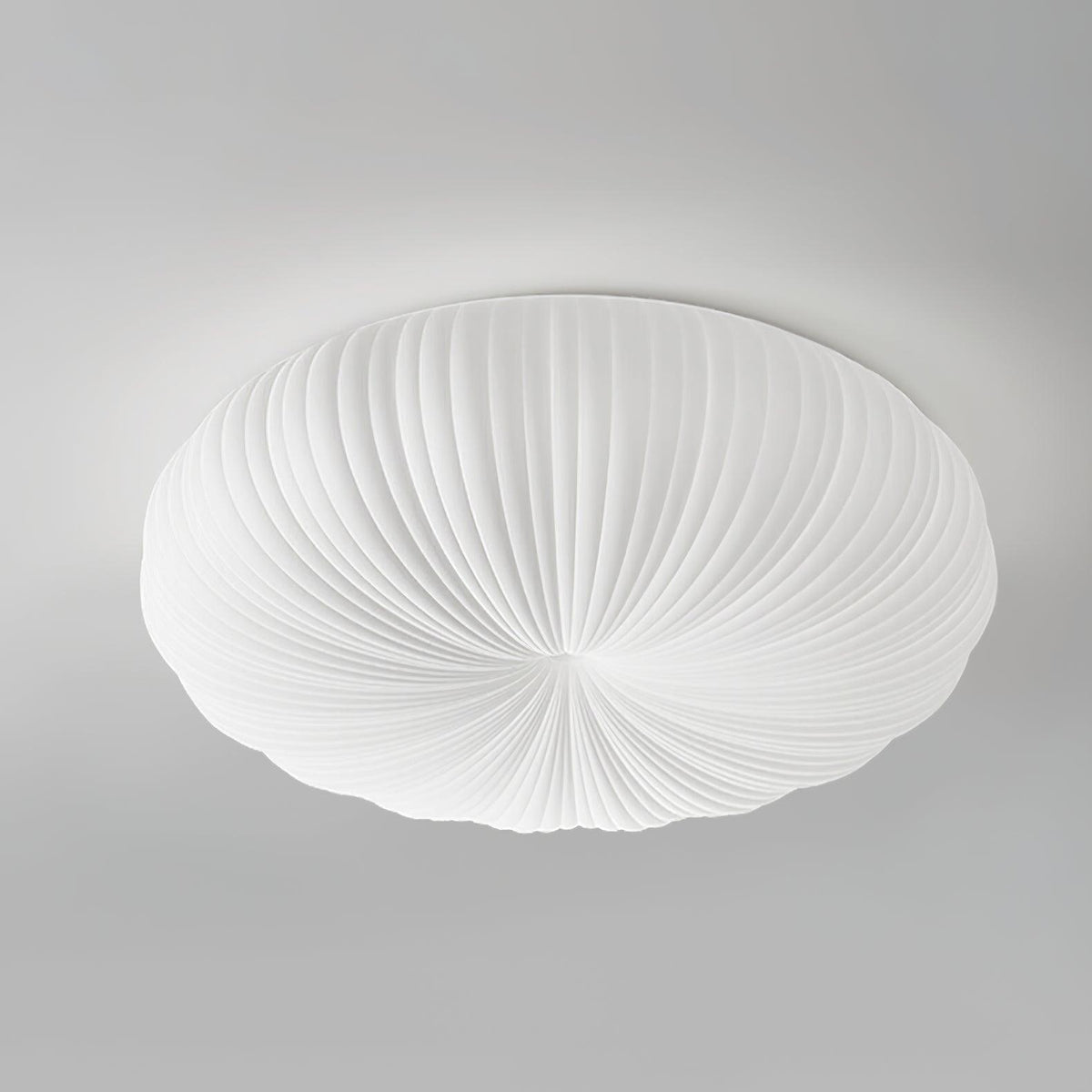 Modern LED Ceiling Lamp with Remote Dimming in Metal and Acrylic