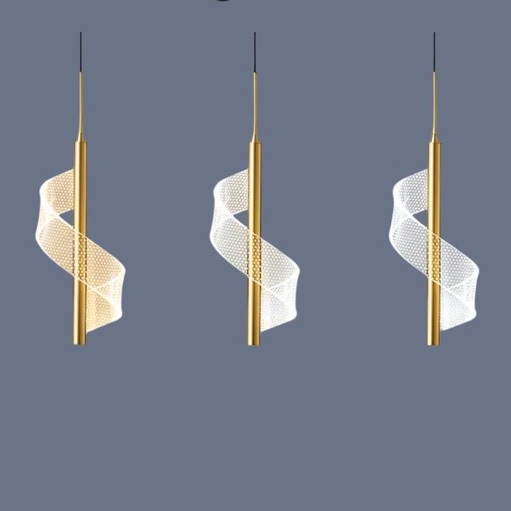 Modern Metal LED Pendant Light with Minimalist Design