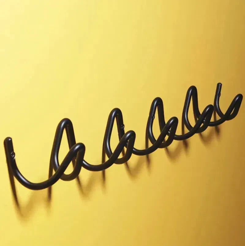 Modern Metal Wall Coat Rack with Minimalist Design