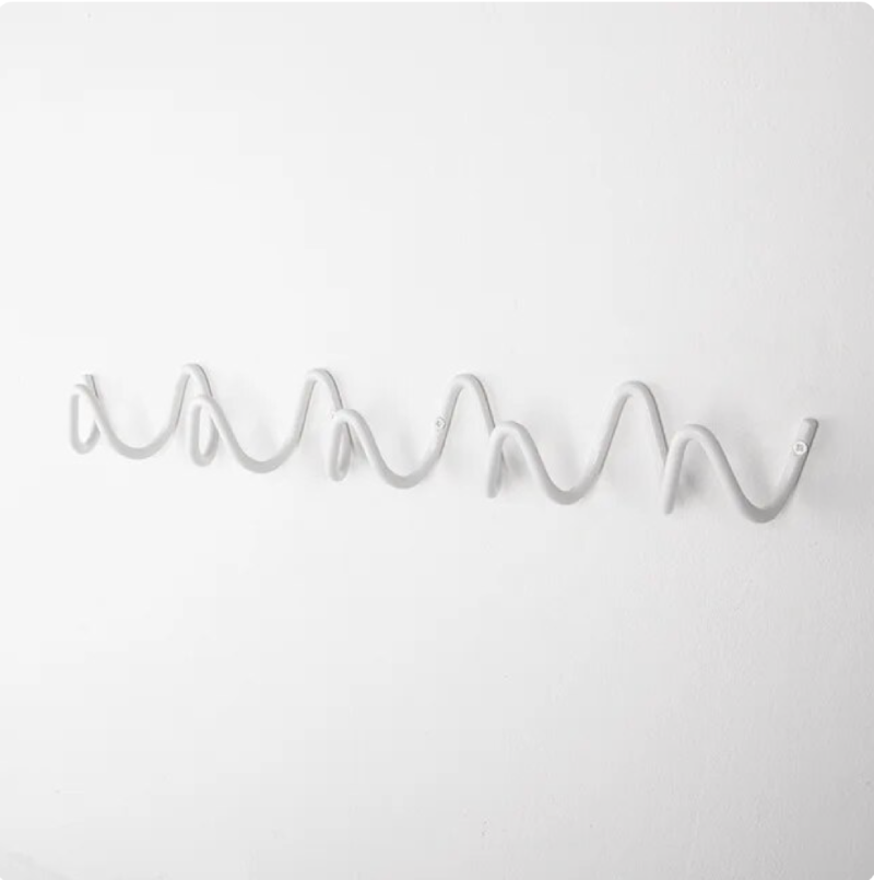 Modern Metal Wall Coat Rack with Minimalist Design