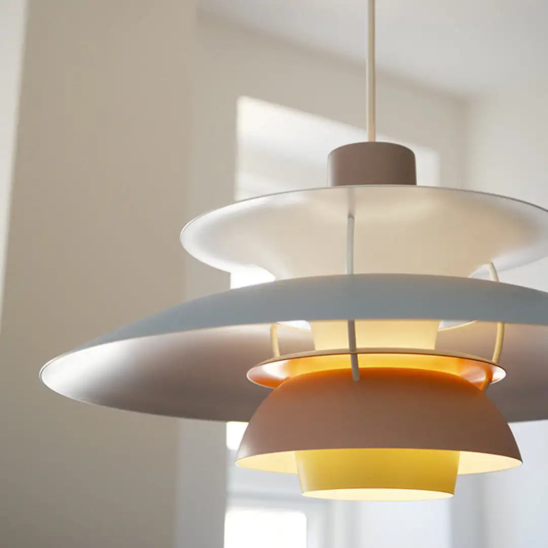 Modern Round LED Ceiling Light with Dimmable Acrylic Glass