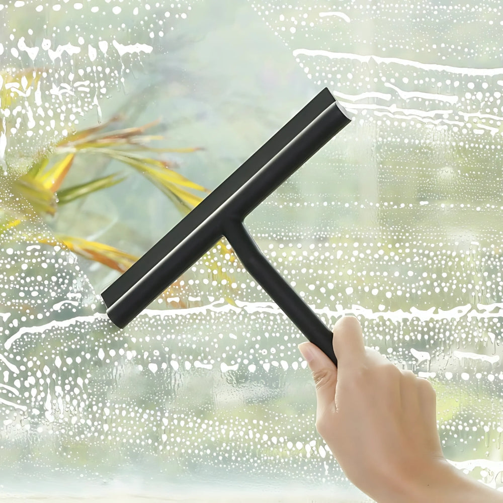 Modern Shower Squeegee with Silicone Edge and Hanging Hook