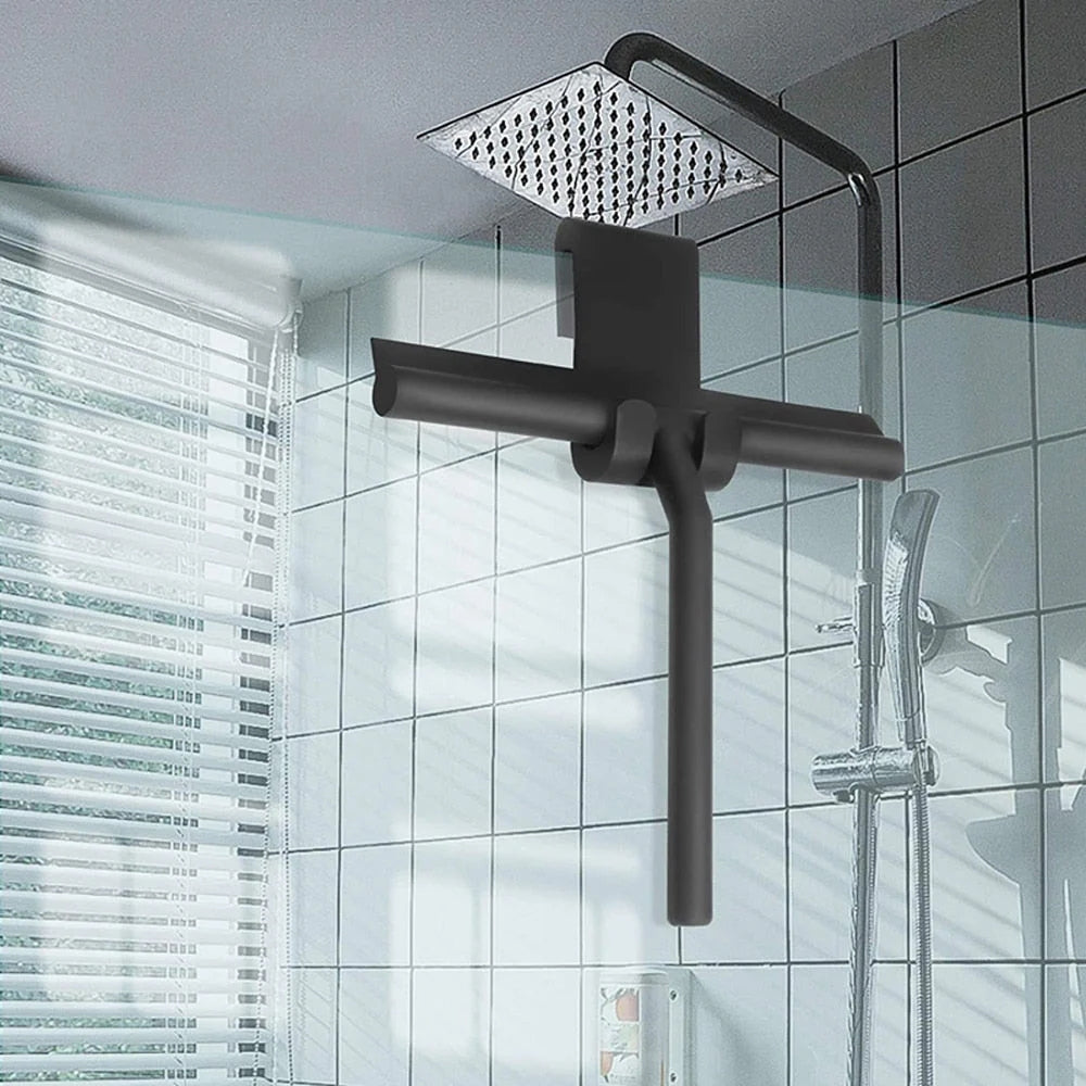 Modern Shower Squeegee with Silicone Edge and Hanging Hook
