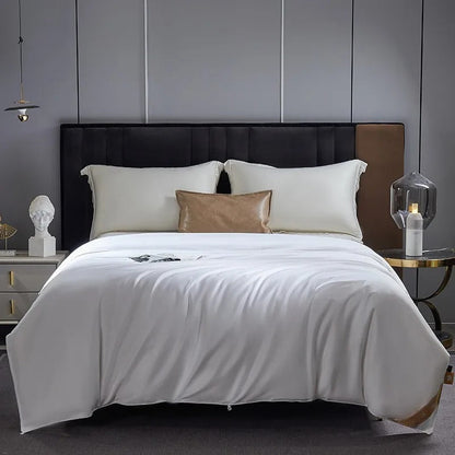 Mulberry Silk Duvet with 600 Thread Count Egyptian Cotton Cover