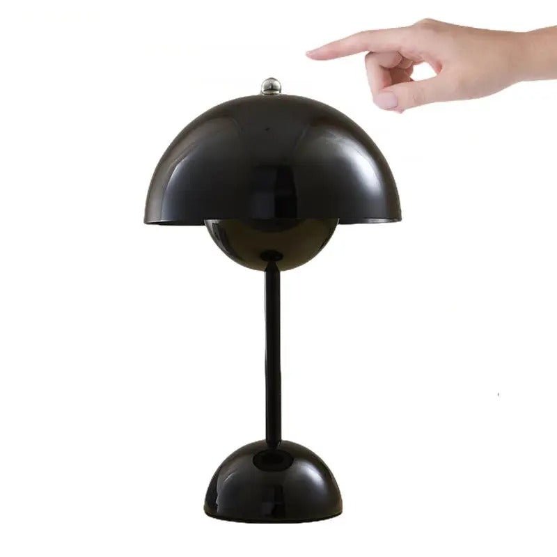 Mushroom Table Lamp with Soft Warm Light and Battery Operation