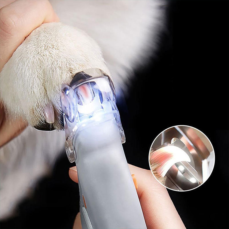 Nail Clipper for Dogs & Cats with LED & SensorNail Clipper for Dogs and Cats with LED Light, Safety Sensor and Non-Slip Grip