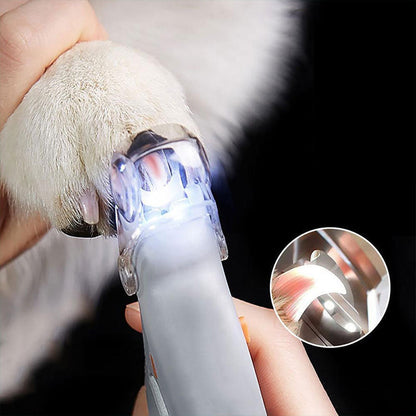 Nail Clipper for Dogs & Cats with LED & SensorNail Clipper for Dogs and Cats with LED Light, Safety Sensor and Non-Slip Grip