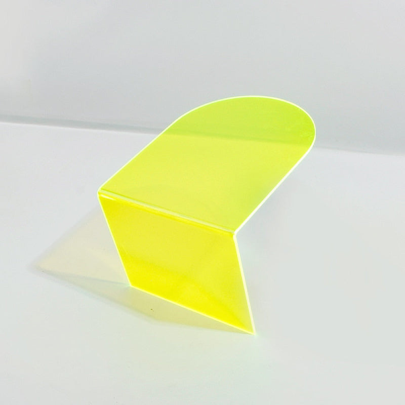 Neon Acrylic Bookends with Modern Colour Accents