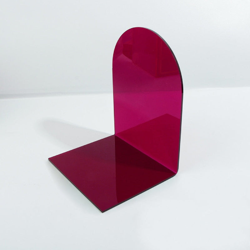 Neon Acrylic Bookends with Modern Colour Accents