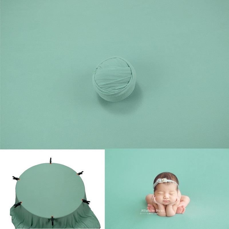 Newborn Baby Photography Wrap and Blanket Set for Photoshoots