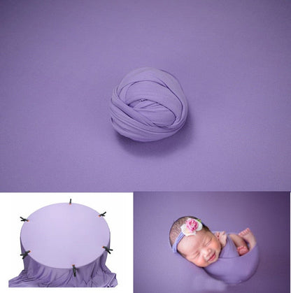 Newborn Baby Photography Wrap and Blanket Set for Photoshoots