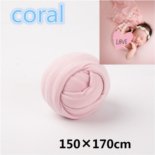 Newborn Baby Photography Wrap and Blanket Set for Photoshoots