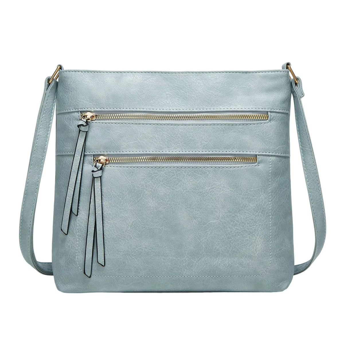 Nina Genuine Leather Crossbody Bag Elegant Compact Shoulder Purse