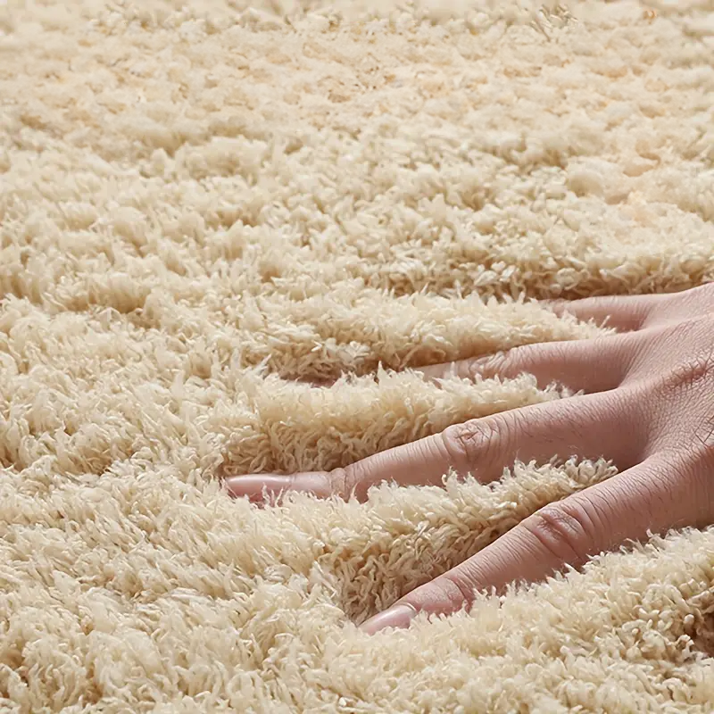 Non-Slip Bath Mat with Soft Texture and Rounded Modern Design
