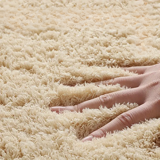 Non-Slip Bath Mat with Soft Texture and Rounded Modern Design