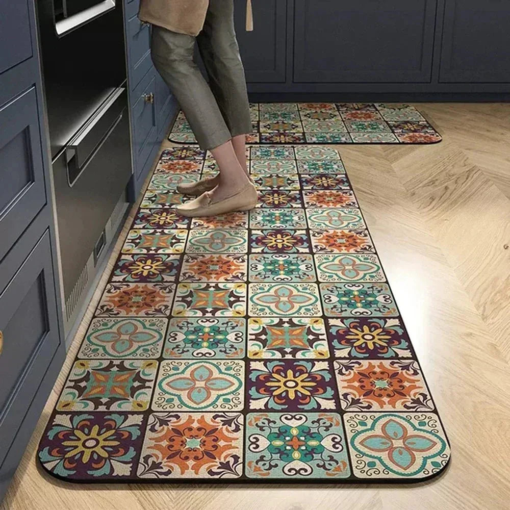 Non-Slip Textured Kitchen Mat for Comfortable Everyday Floor Protection