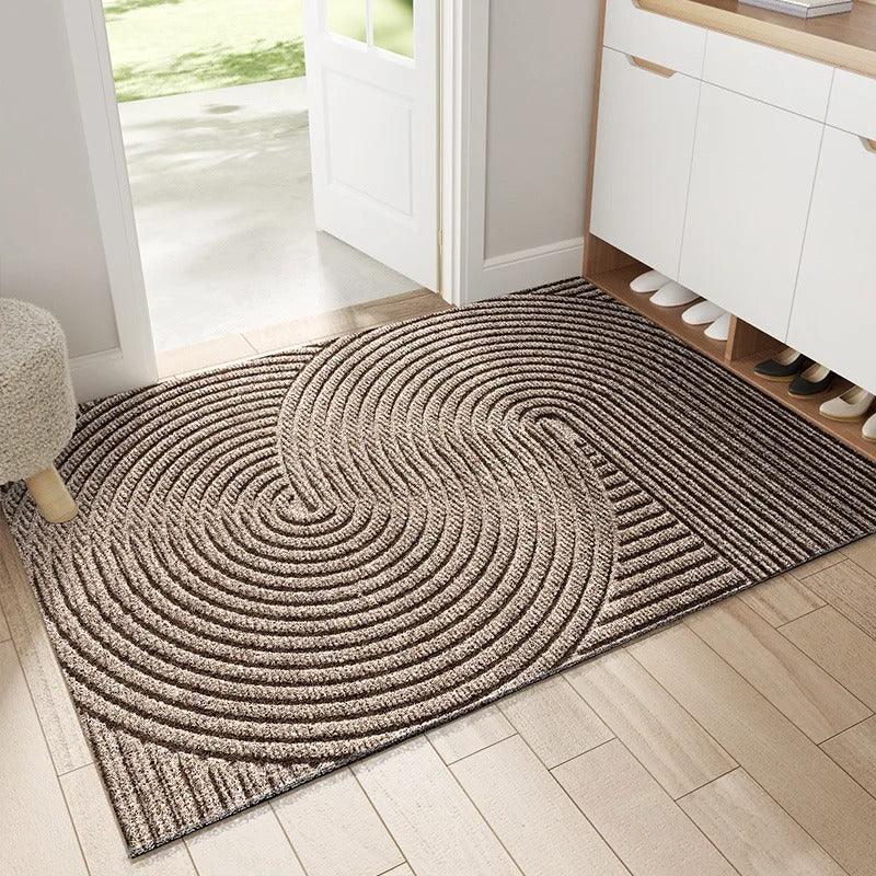 Nordic PVC Door Mat with Non-Slip Surface and Dirt-Trapping Design