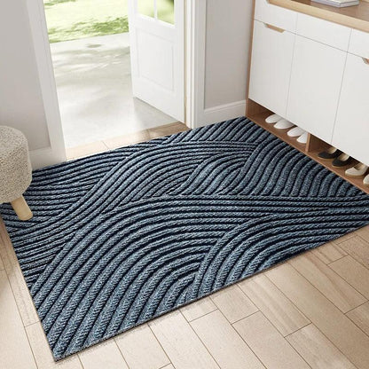 Nordic PVC Door Mat with Non-Slip Surface and Dirt-Trapping Design