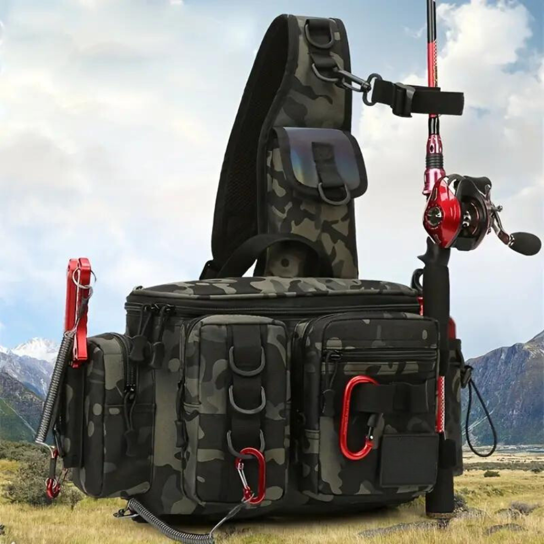 Multifunctional Outdoor Fishing Backpack Waterproof Tackle Bag Fishing Gear