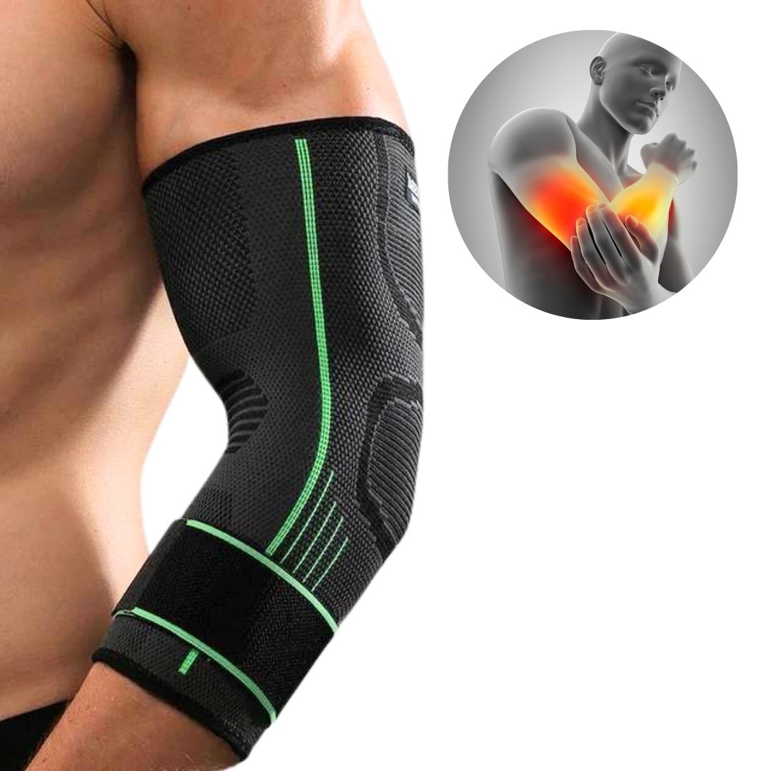 Orthopedic Elbow Support Brace with Adjustable Compression and Breathable Fabric