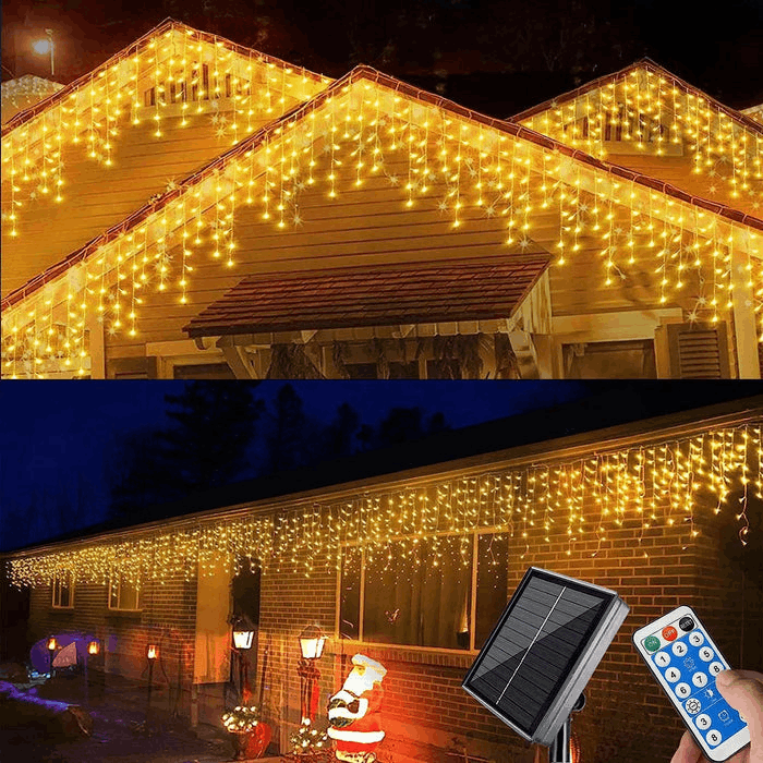 Outdoor Waterfall Fairy Light String with IP44 Water Resistance