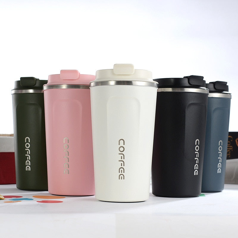 Pastel Stainless Steel Insulated Travel Mug with Leak-Resistant Closure