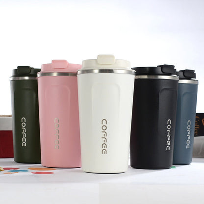 Pastel Stainless Steel Insulated Travel Mug with Leak-Resistant Closure