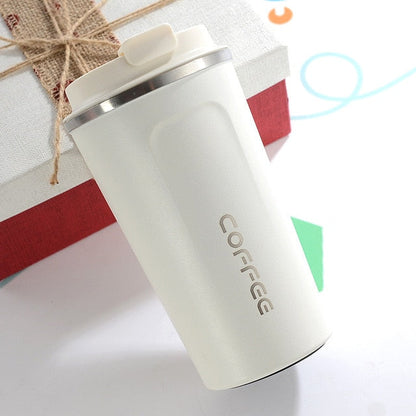 Pastel Stainless Steel Insulated Travel Mug with Leak-Resistant Closure