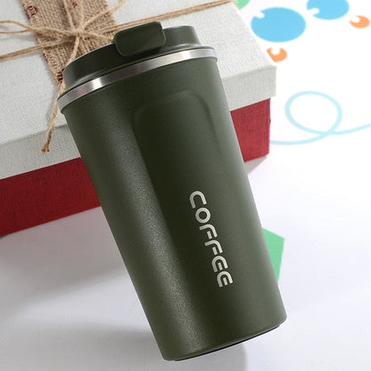 Pastel Stainless Steel Insulated Travel Mug with Leak-Resistant Closure