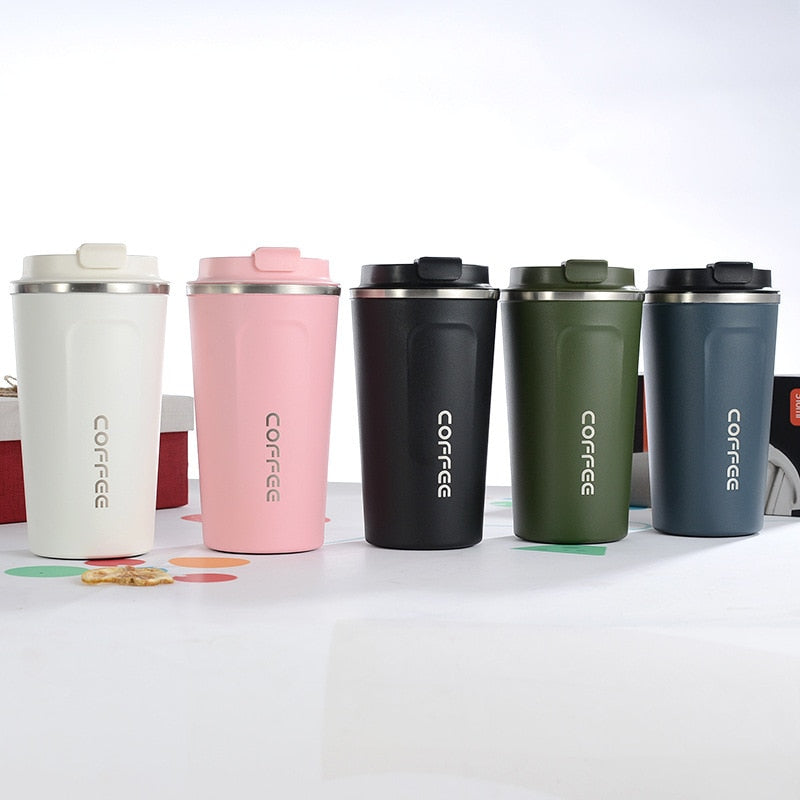 Pastel Stainless Steel Insulated Travel Mug with Leak-Resistant Closure