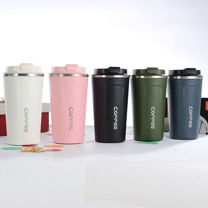 Pastel Stainless Steel Insulated Travel Mug with Leak-Resistant Closure