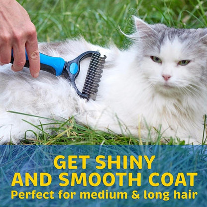 Pet Pro Grooming Tool for Dogs and Cats with Stainless Steel Blade
