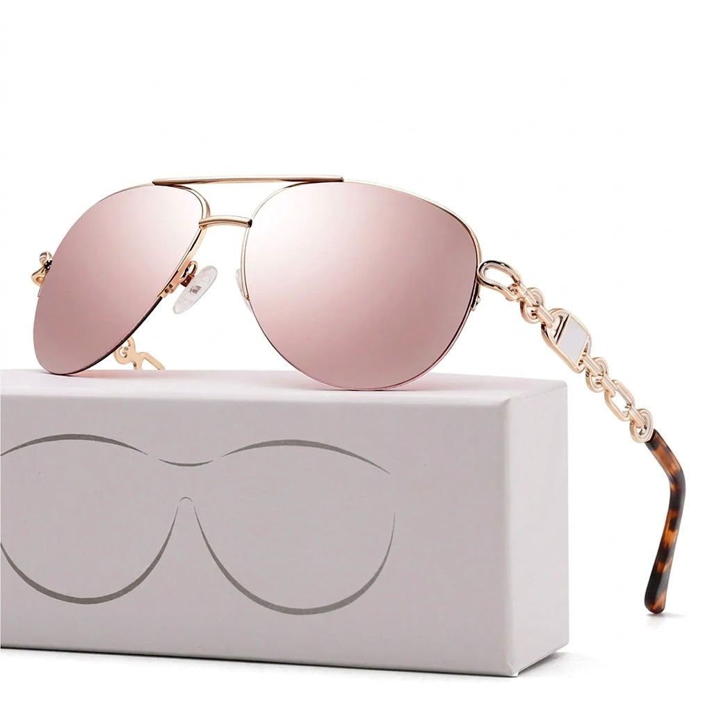 Polarized UV400 Sunglasses for Women with Glare Reduction and Lightweight Design