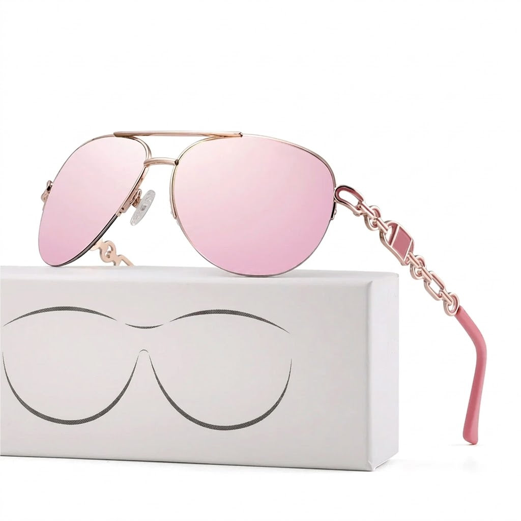 Polarized UV400 Sunglasses for Women with Glare Reduction and Lightweight Design