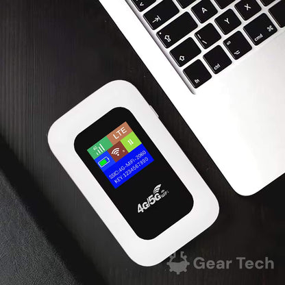 Portable 5G SIM WiFi Router with Battery for Travel and Home